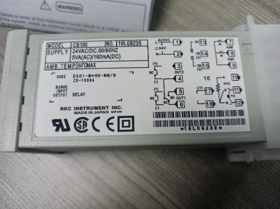 RKC CB100 D501-M x HH-NN/N ZK-1039A신