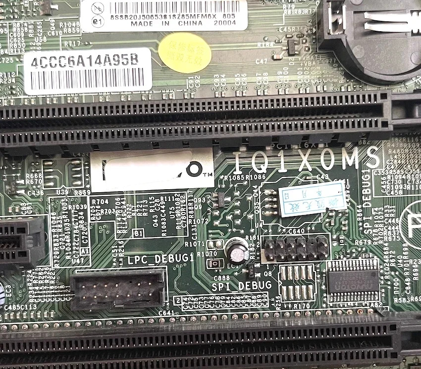 Lenovo호환 M800 M900 M6600 M8600t 마더보드 IQ1X0MS 메인보드 완전 작동 리퍼