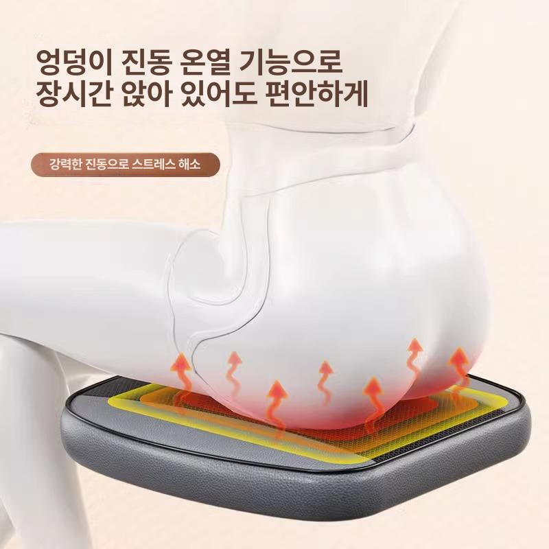 안마의자 쿠션 좌식 허리 승모근 지압 전기 온열 마사지기 가정용 - 상세 이미지 2