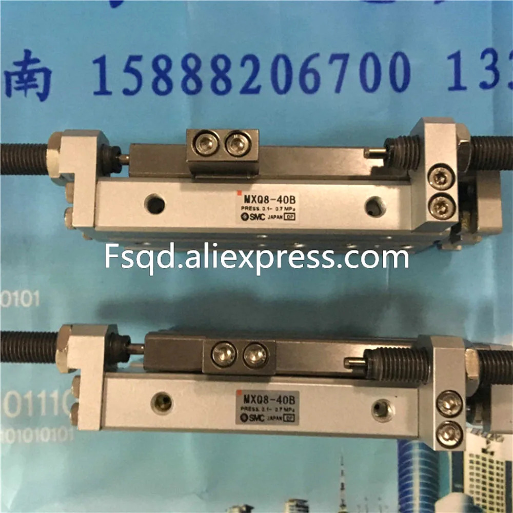 MXQ8-10BS MXQ8-20BS MXQ8-30BS MXQ8-40BS MXQ8-50BS MXQ8-75BS SMC 에어 슬라이드 테이블 실린더 공압 부품 MXQ 시리즈