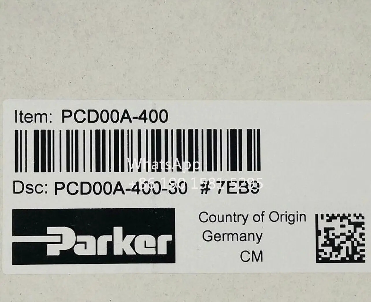 파커 PCD00A-400-30 증폭기