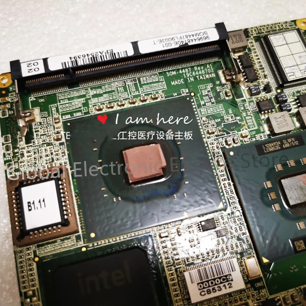 어드밴텍 오리지널 리퍼 산업제어 마더보드 SOM-4487FL SOM-4487 Rev.A1