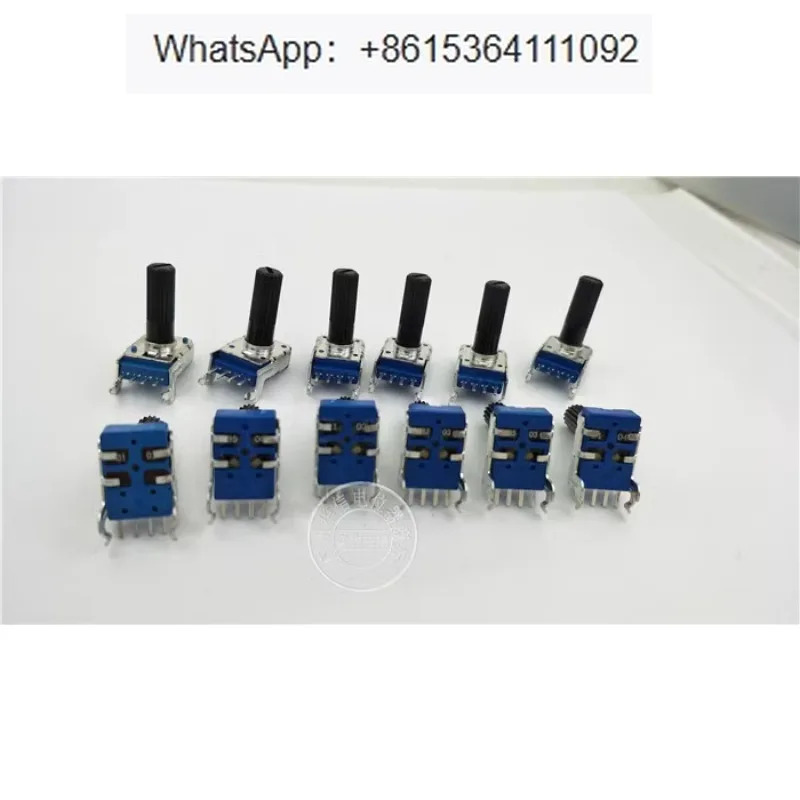 10Pcs 전력 증폭기 전위차계 RK1111N 수평 B1K 5K 10K 20K50K 100K18MM 꽃 4 피트