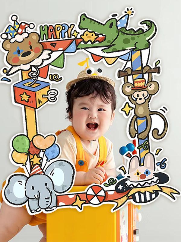 생일 부스 배경 풍선 커튼 반짝이 배너 아치 포토존 기념일 포일 촬영 데코 - 상세 이미지 2
