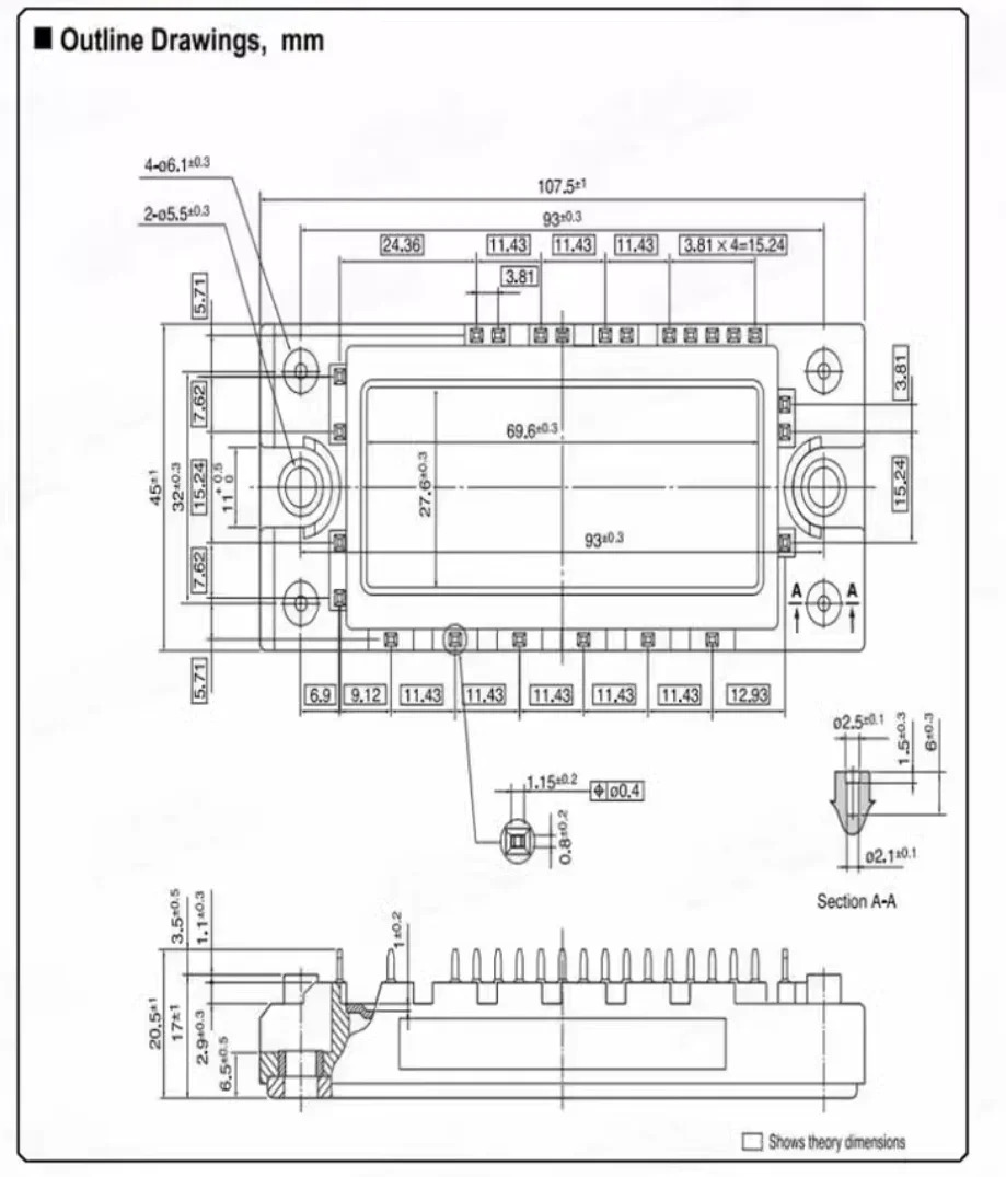 MBR15SA120F-70 IGBT 전원 모듈 7MBR15SA120-60