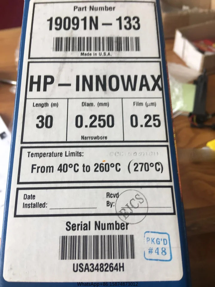 Agilent hp호환-INNOWax 럼30m 0.25mm 0.25um