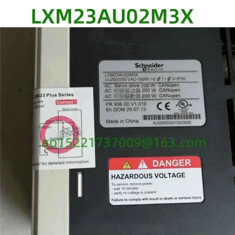 리퍼 9층 새 리퍼는 정상 LXM23AU02M3X AC 서보 드라이브 200W
