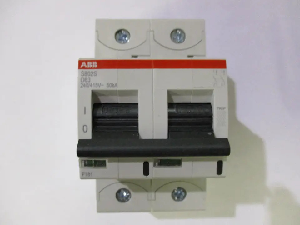 ABB 하이 브레이킹 회로차단기 S802S-D63 S802S-K63 신