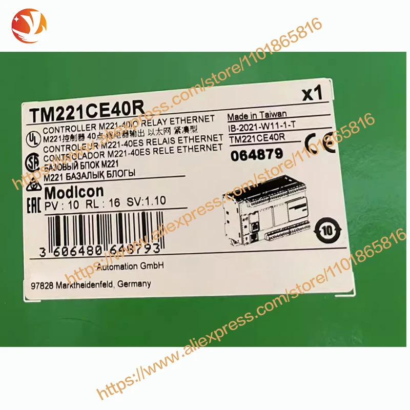 오리지널 TM24124T TM221CE24R TM221CE40R TM24124R TM241CE40U TM241CE24T TM3AI4G HMIET6400 만