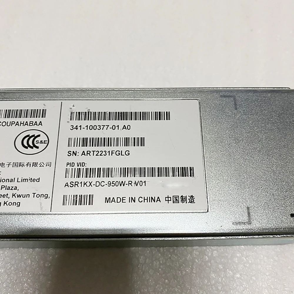 ASR1001-X 시리즈 스위치리퍼되는 CISCO 전원공급장치341- 100377 -01 950W ASR1KX-DC-950W-R