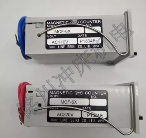 라마그네틱 카운터 모델 MCF-6X 볼트 AC110V 날짜 P1804E 도쿄 라세이키 회사 일본 AC220V