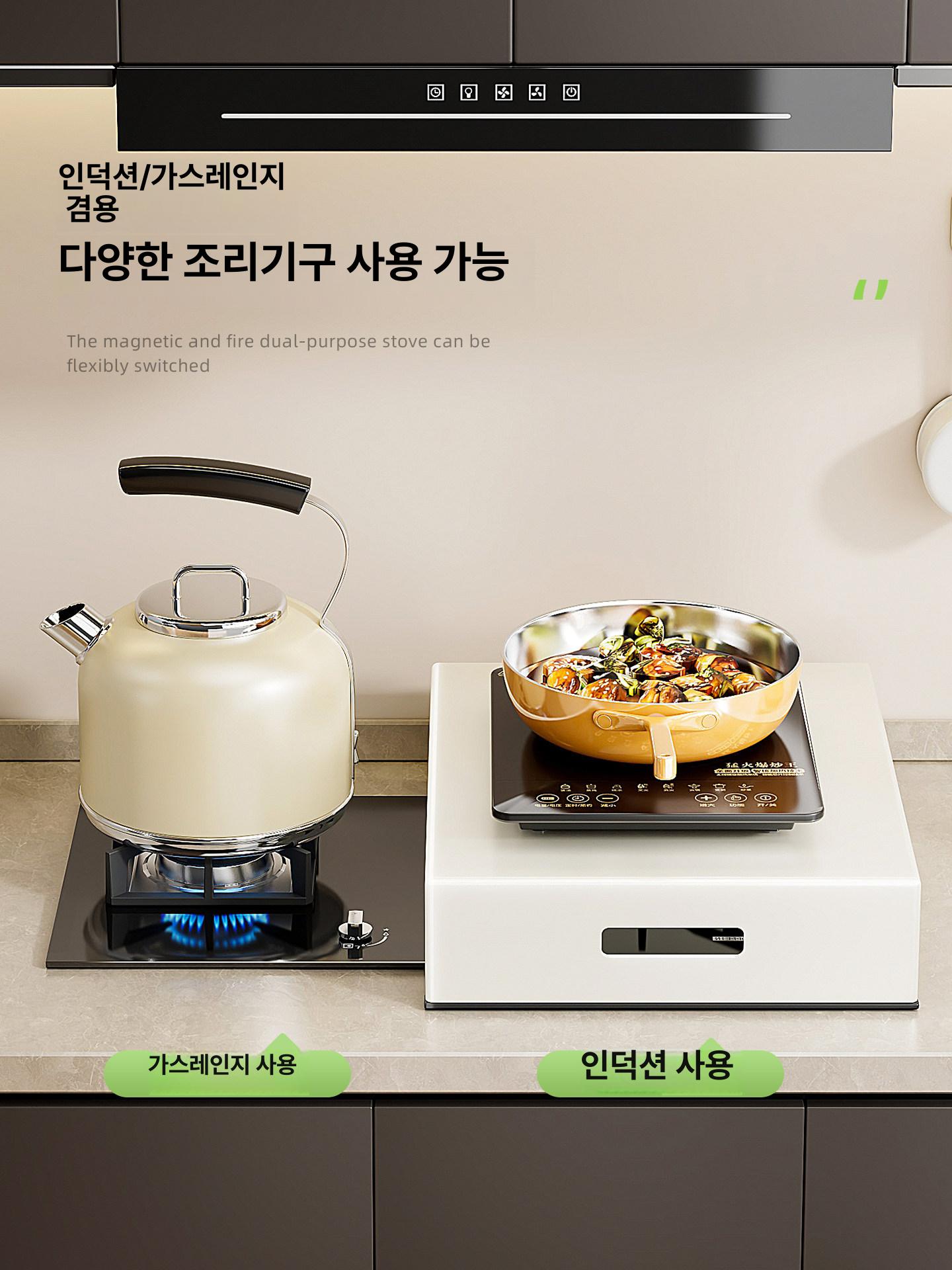 다용도 덮개 가스레인지 선반 패드 보호커버 화상예방 냄비받침 인덕션커버 - 상세 이미지 5