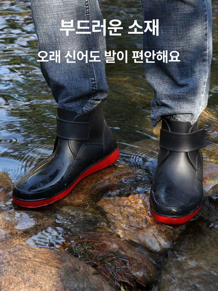 고무 안전장화 주방화 작업화 작업용 조리화 위생 방수신발 논슬립장화 농업용 - 상세 이미지 4