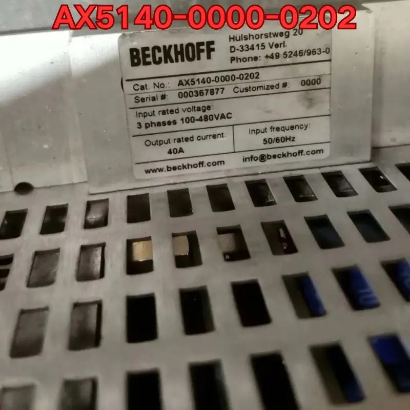 리퍼 AX5140-0000-0202 서보 드라이브작동 상태
