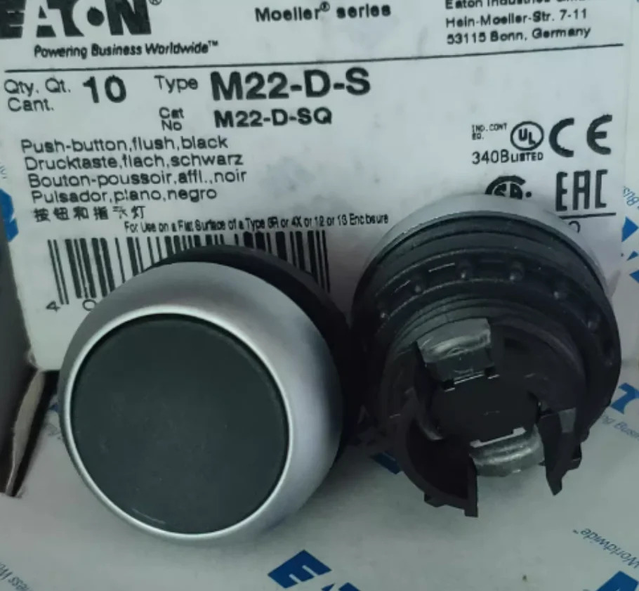 EATON 푸시 스위치 M22-D-S M22-D-W M22-D-R M22-D-G M22-D-Y 신개