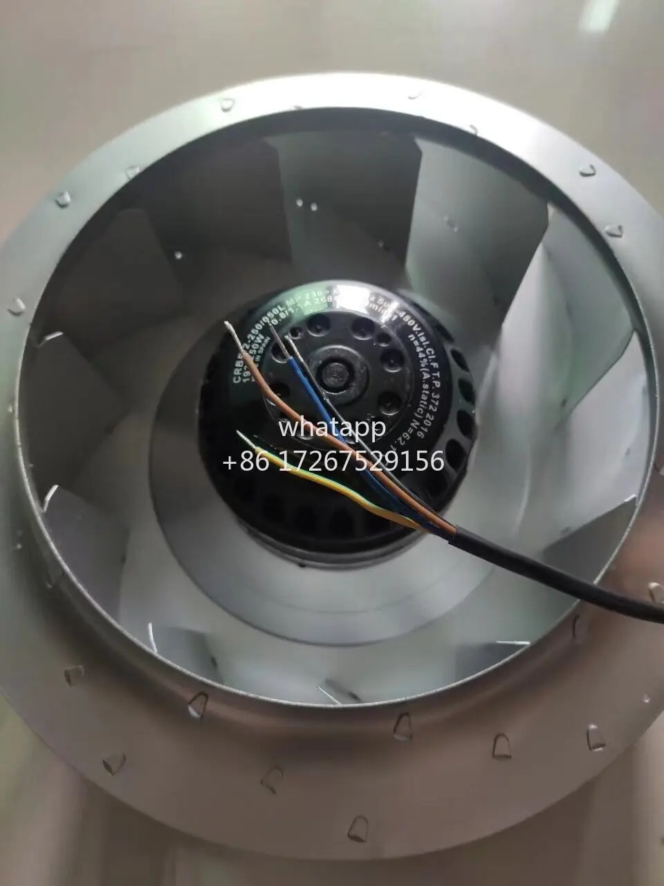 EMC 팬 CRBB/2-250/050L MP 230V 192/250W 원심 냉각팬/