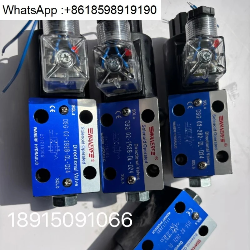 2위치 4방향 단일 헤드 유압/유압 솔레노이드 밸브/방향 밸브 DSG-02-2B2 DL/LW 24V/220V