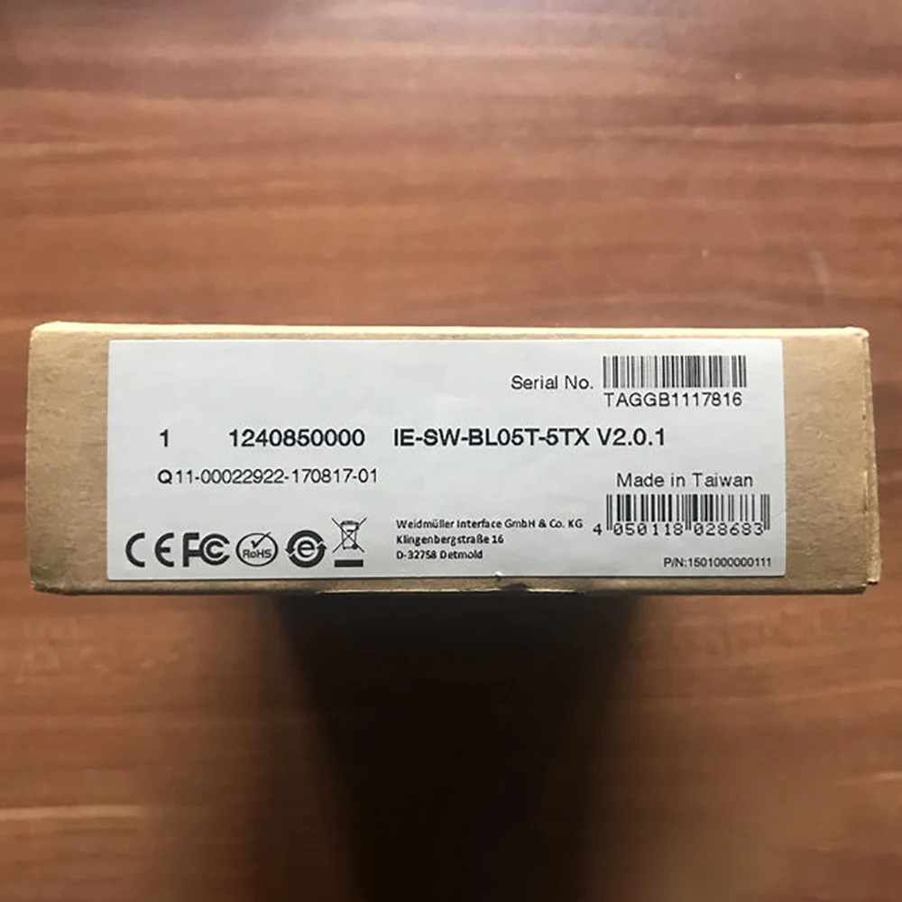 Weidmuller 네트워크 스위치 IE-SW-BL05T-5TX 1240850000