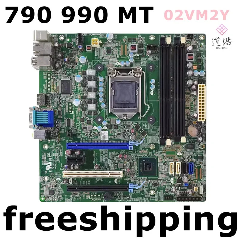 Dell Optiplex 790 990 MT 마더보드CN-02VM2Y 02VM2Y 2VM2Y DDR3 메인보드 완전 작동 리퍼