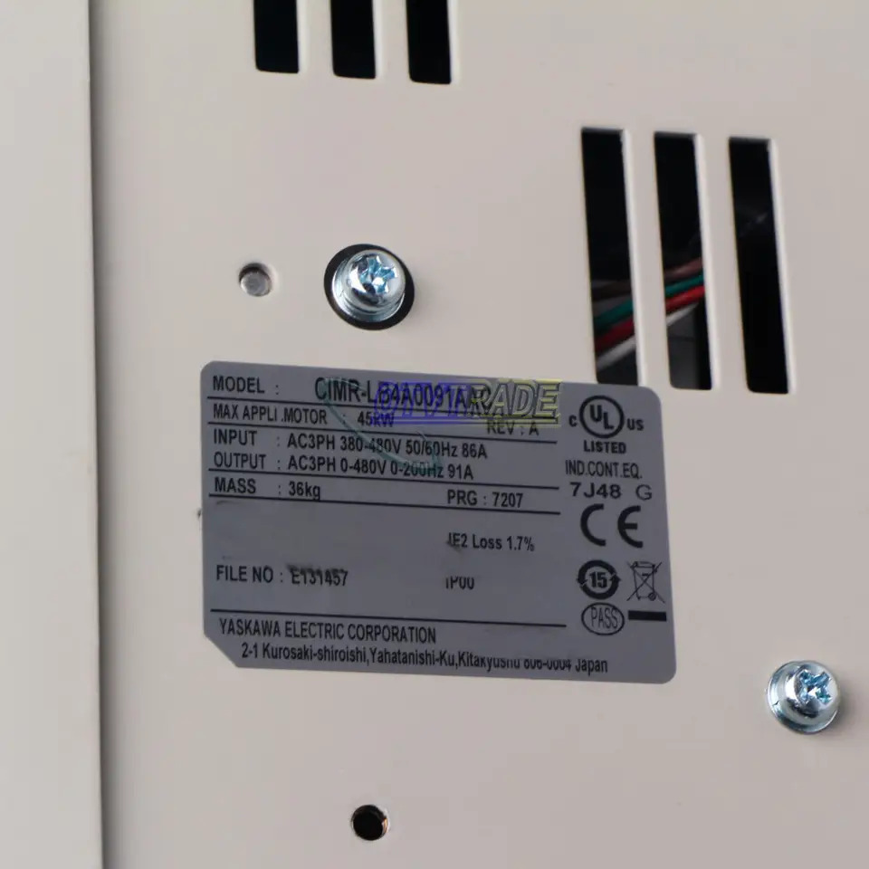 Yaskawa 인버터 CIMR-LB4A0091AAC 신 1PC