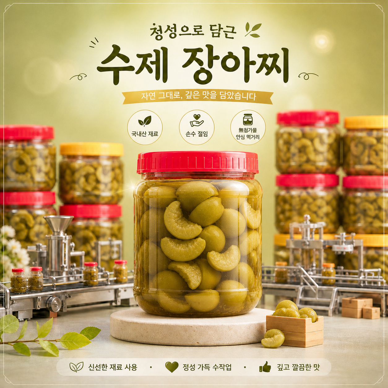 광양 매실 장아찌 매실절임 국내산 반찬 - 상품 이미지