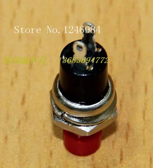 SAM7 전스위치 정상 개방 라운드 블랙 스위치 리셋 잠금 없음 PB11 C02 R--100PCS LOT