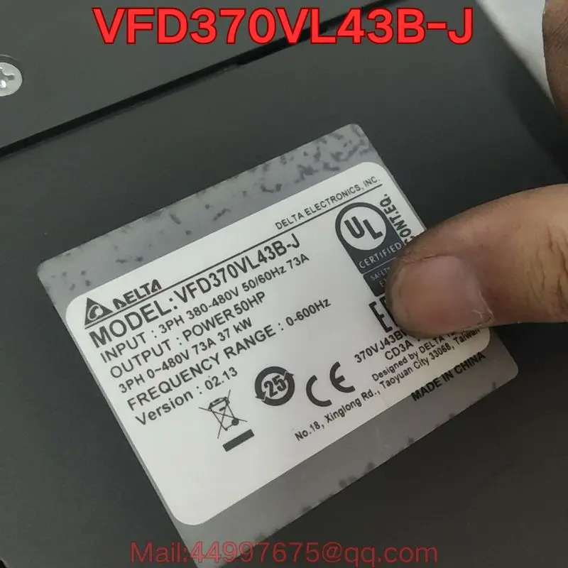 리퍼 VFD370VL43B-J 오일-전기 서보 드라이브 기능 리퍼가 정상