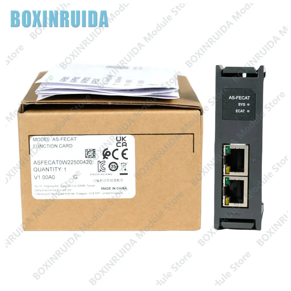 PLC 프로그래밍 컨트롤러 모듈 오리지널 AS-FECAT AS01DNET-A 신