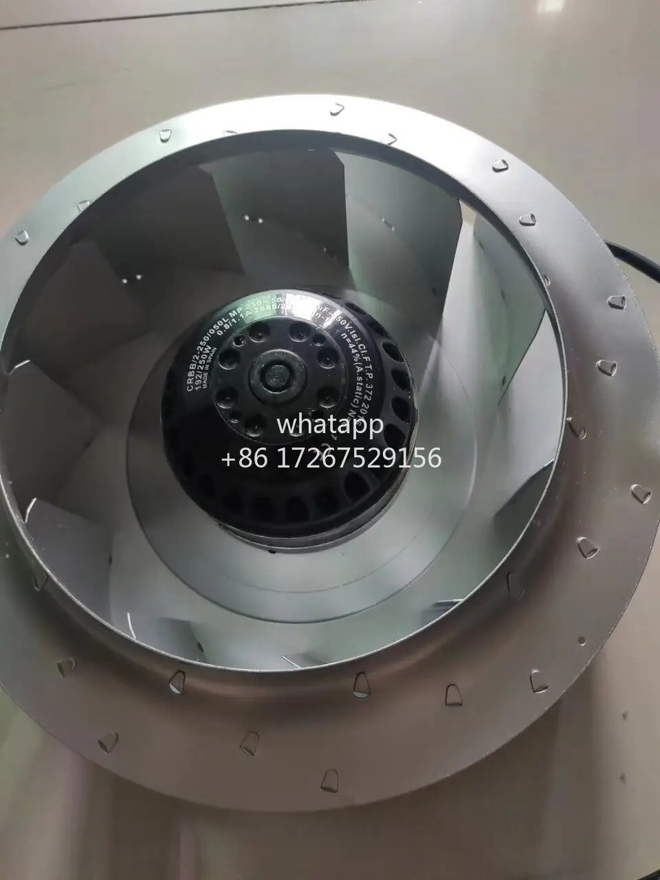 EMC 팬 CRBB/2-250/050L MP 230V 192/250W 원심 냉각팬/