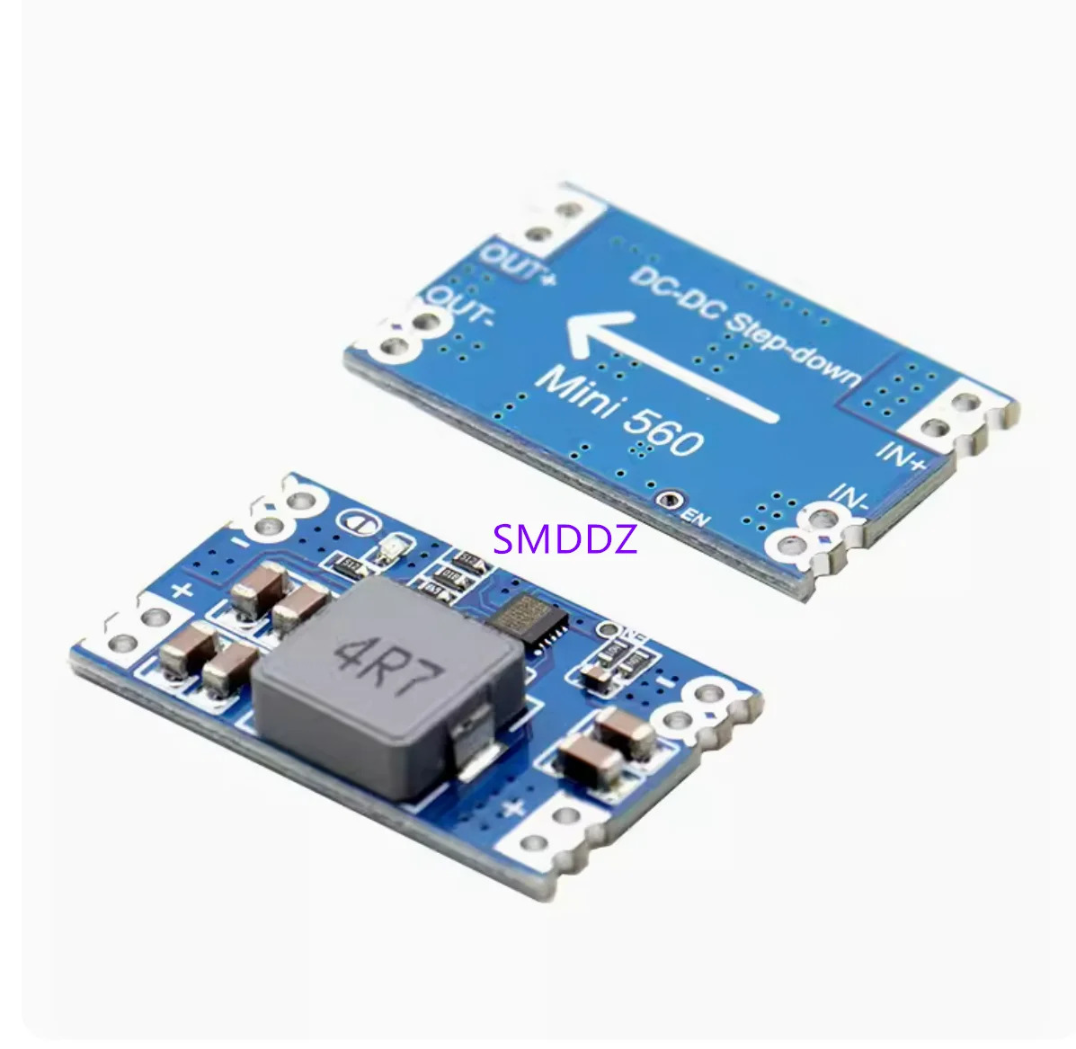 3.3 5V 9V 12V고효율 출력을 갖춘 10pcs / DC-DC mini560 DC 스텝다운 안정화 전원공급장치 모듈