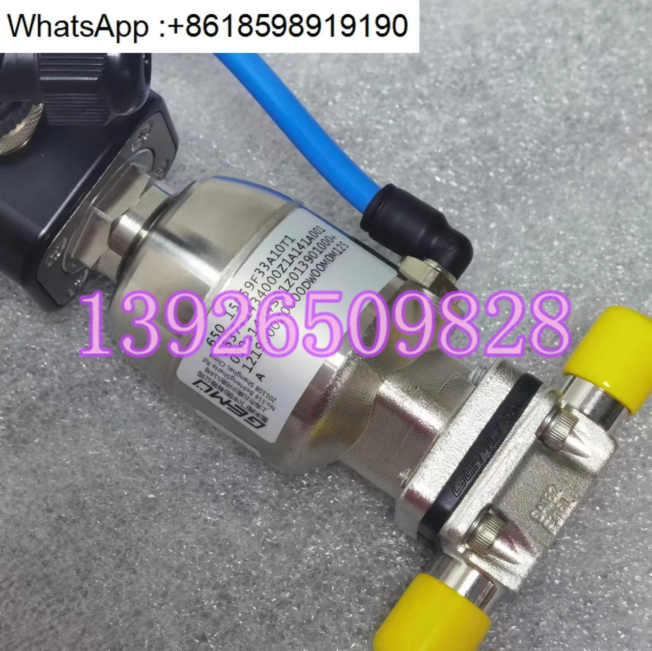독일 GEMU 공압 다이어프램 밸브 650 15D59F33A10T1 1434 포지셔너 포장 포함