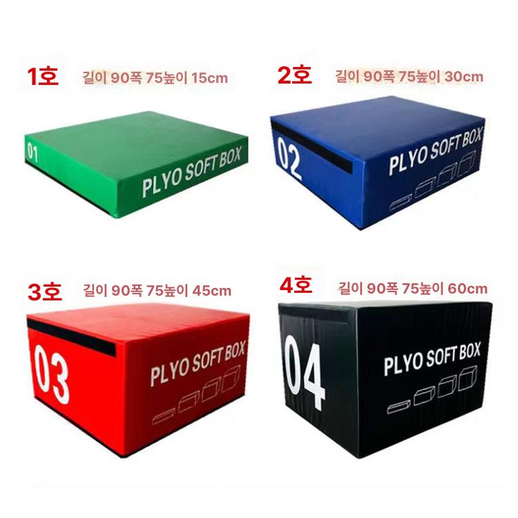 폴리오 스텝박스 헬스 점핑 점프박스 하체 훈련 홈트 플라이오 피트니스 - 상세 이미지 2