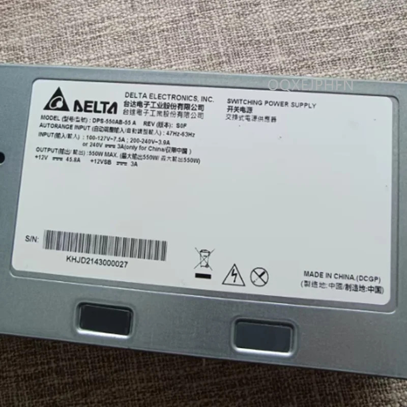 DELTA 550W DPS-550AB-55 A DPS-550AB-55A새 원본 전원공급장치