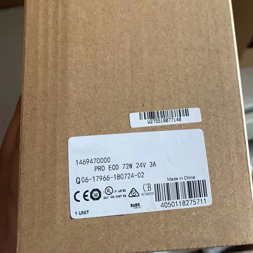 1469470000  Weidmuller 스위칭 전원공급장치 PRO ECO 72W 24V 3A용