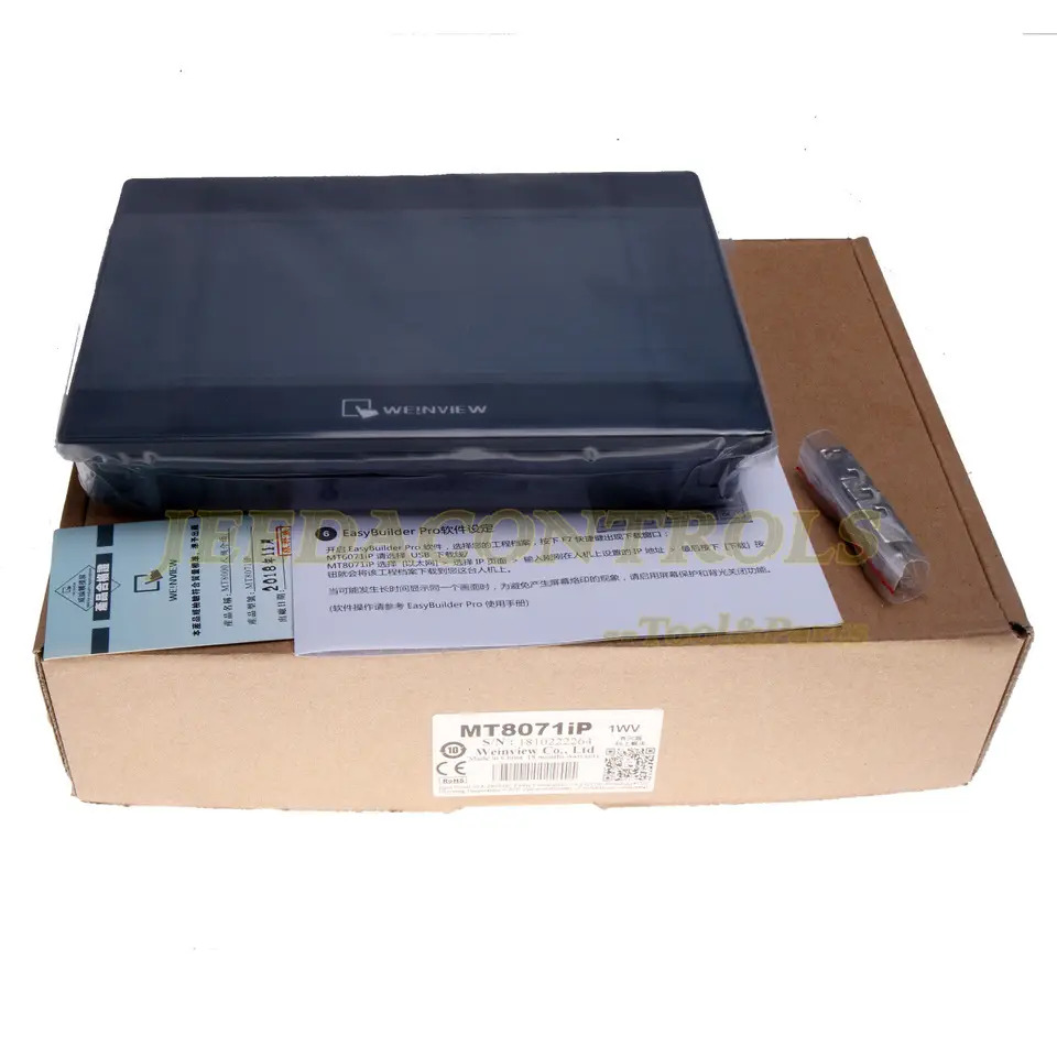 Weinview Hmi 터치 스크린 MT8071IP 17.8cm Mit 이더넷 Neu Verpakung