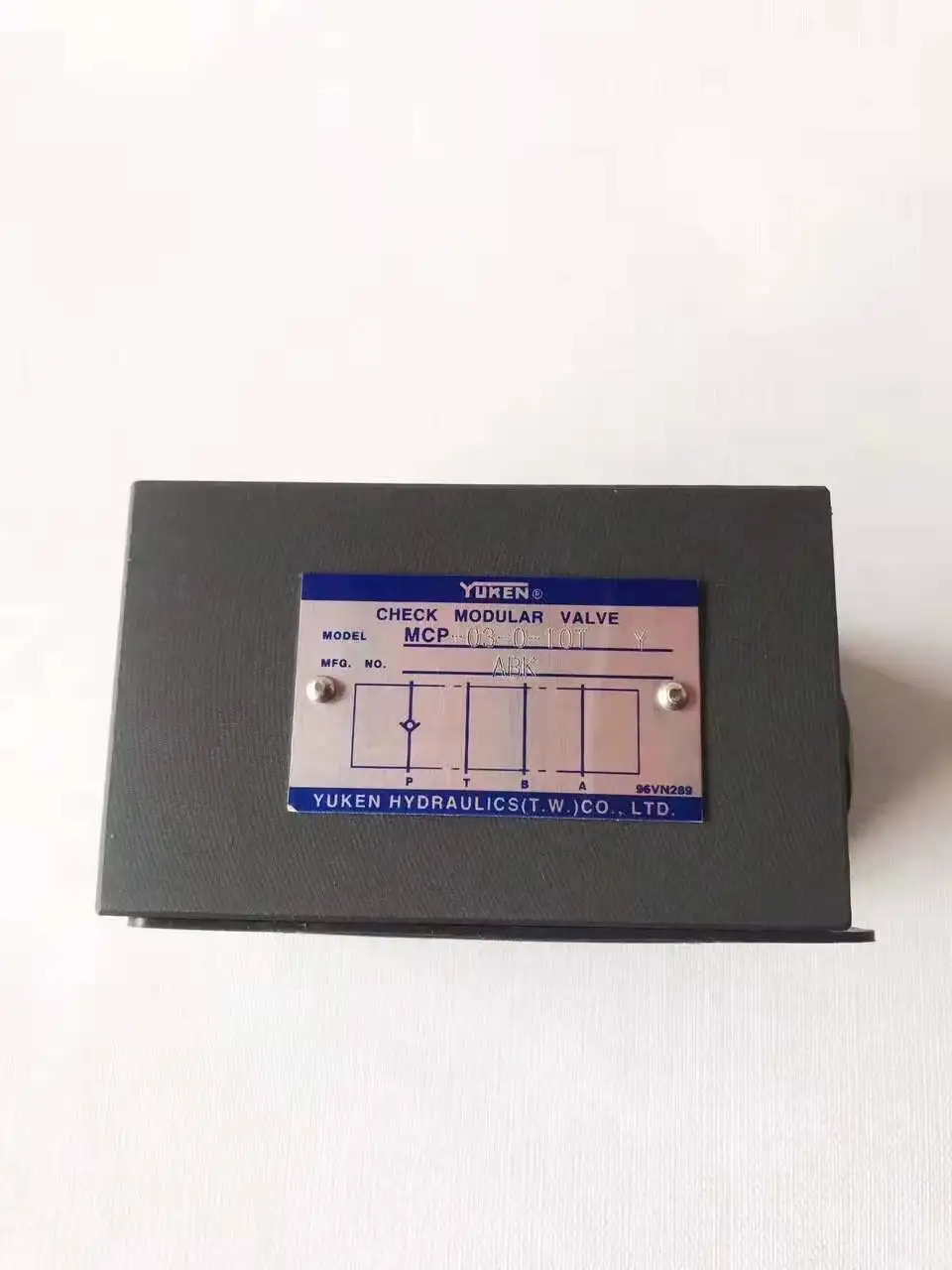 YUKEN 유압 밸브 점검 모듈식 모델 MCP-03-0-10T YABK T WCO LTD