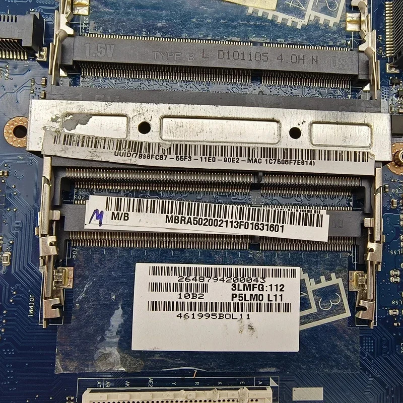 에이서 아스파이어 5950G 노트북 마더보드 P5LM0 MBRALA-6931P 502002 ATI HD6850 2GB GPU DDR3 메인보드 리퍼 완료 완전 작동