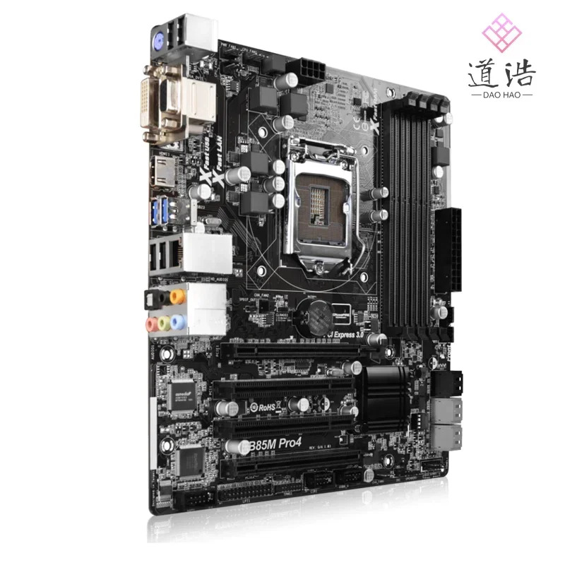 ASRock호환 B85M PRO4 마더보드 32GB HDMI DVI-D LGA 1150 DDR3 마이크로 B85 메인보드 완전 작동 리퍼