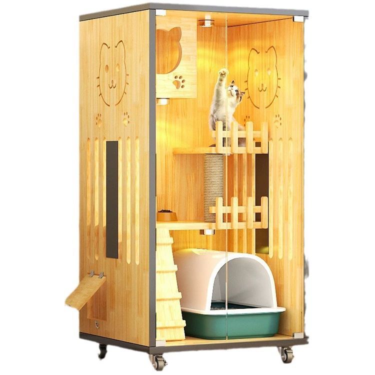 고양이 캣타워 대형 하우스 숨숨집 스크래쳐 실내 선반 등반 장난감 - 상품 이미지