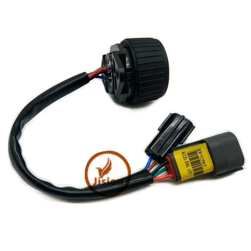 Jision R220-9SH R200-9 R210-9 굴삭기 스로틀 손잡이 Accel Dial Assy 21Q4-20812 정상