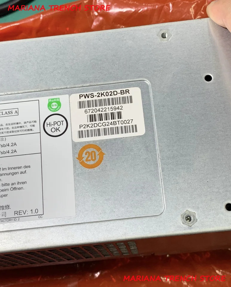 Supermicro 스위칭 전원공급장치PWS-2K02D-BR 2000W