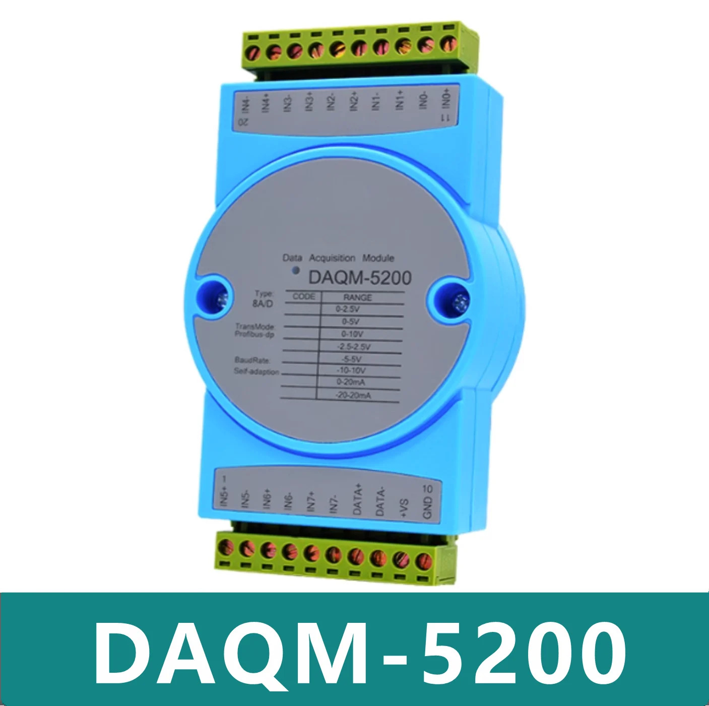 DAQM-5200 아날로그 데이터 수집 전압 전류 입력모듈