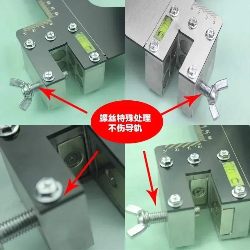 푸룬데 엘리베이터 특수 캘리브레이션 가이드 룰러 스테인리스 강력 자석 단일 라가이드 트랙 파인딩