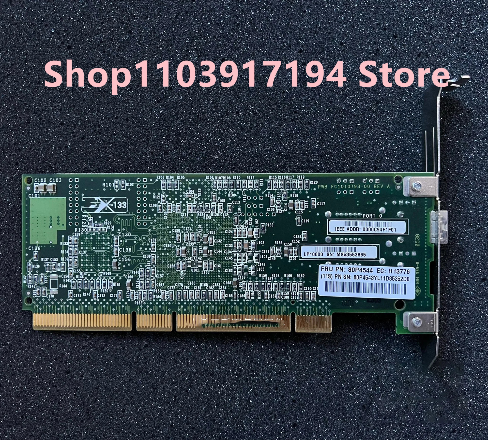 단일 포트 광섬유 카드 IBM 80P4544 80P4543 03N7069 03N6441 280B 2GB