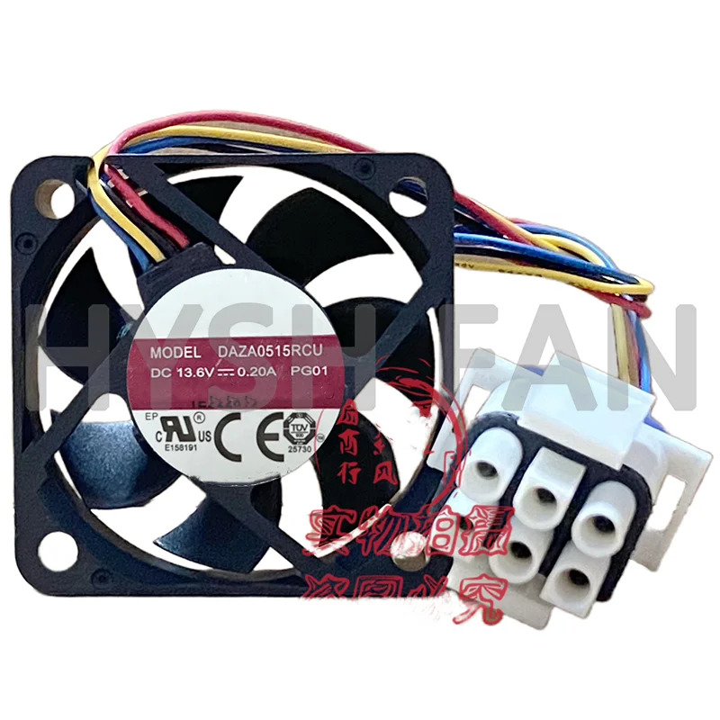 DAZA0515RCU 13.6V 0.20A 4 와이어 플매트 카펫 러그 5015 방수 냉각팬