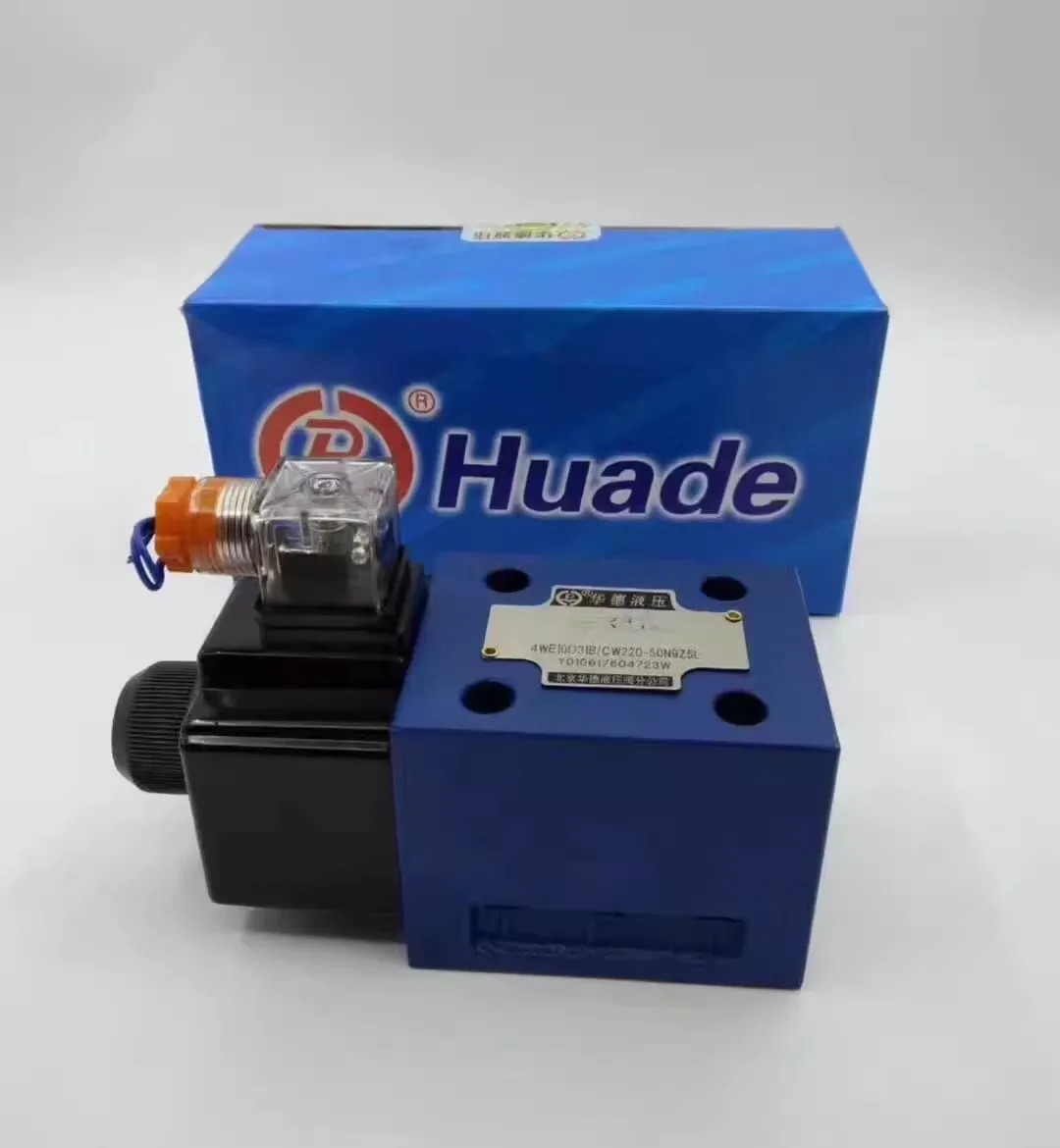 HUADE 유압 솔레노이드 밸브 4WE10D31B/CG24N9Z5L 4WE10Y31B/CG24N9Z5L 4WE10Y31B/CW220-50N9Z5L 4WE10D31B/CW220-5