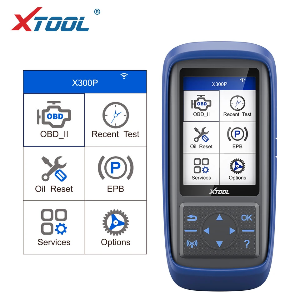 XTOOL X300 P obd 자동 진단 도구 자동차 스캐너 오일 재설정 ABS