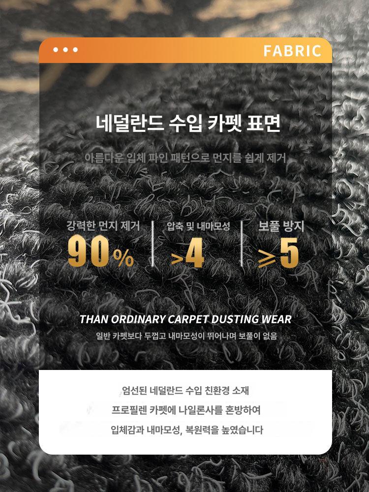 외부발매트 호텔 현관 회사 로비 출입문 업소용 발판 파인애플 커피 50x80CM - 상세 이미지 4