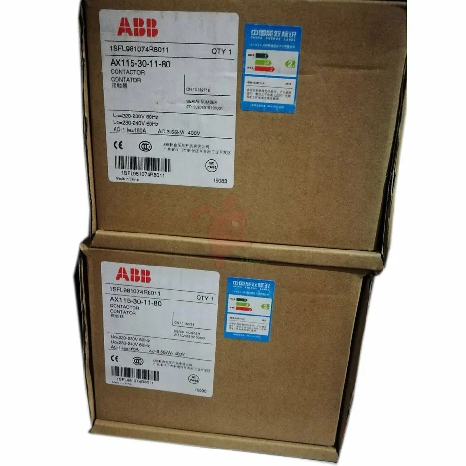 ABB AC 접촉기 AX115-30-11 24V 110V 230V 440V 신