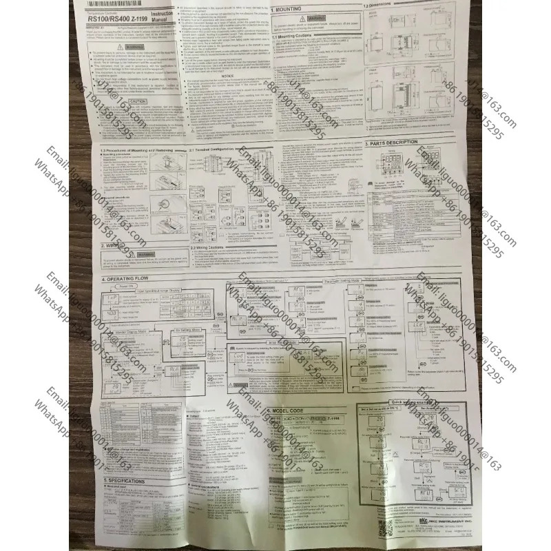 오리지널 일본 화학적 온도 조절 RH400 CH402 조절기 E5EWLC CD901 RS400